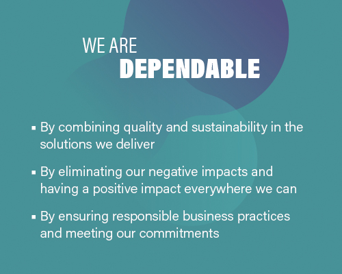 WE ARE DEPENDABLE