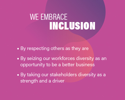 WE EMBRACE INCLUSION